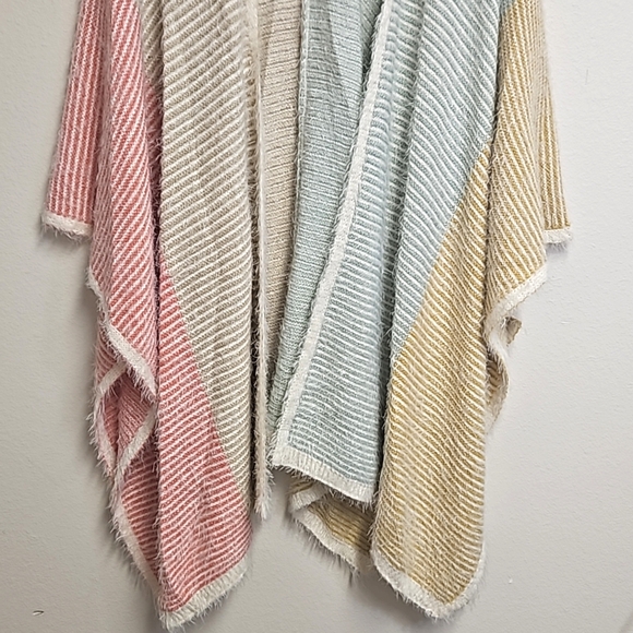 Anthropologie Akemi + Kin eyelash knit open front kimono cardigan sweater NEW OS - Picture 5 of 6